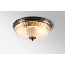 Aurora 2 Light E27 Flush Ceiling Light